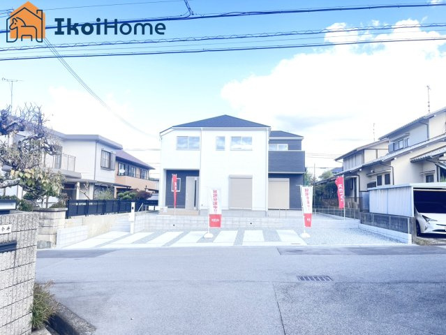 神戸市西区桜が丘西町3丁目　新築戸建の前面道路含む現地写真|【ホームページに現地動画掲載中】●年中無休：当日予約可●長期優良住宅・ZEH住宅！限定1棟！