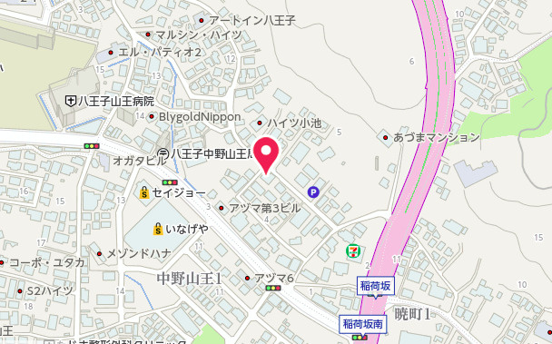 祝：成約済み　八王子市　中野山王二丁目　新築戸建ての地図|～仲介手数料無料☆八王子ひなた不動産～　八王子市中野山王　新築戸建て
