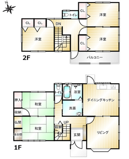 【間取り】 | 前橋市六供町中古住宅