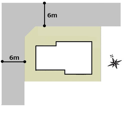 【土地図】 | 前橋市六供町中古住宅