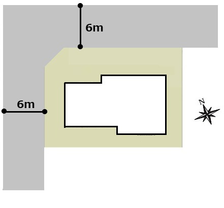 【土地図】 | 前橋市六供町中古住宅