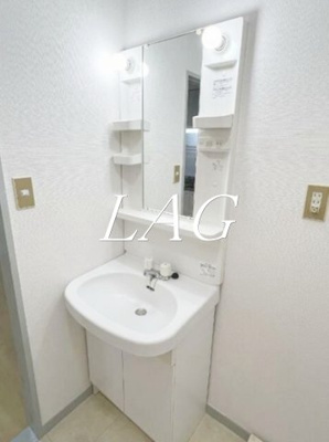 【洗面所】 | 稲山弐番館 | 独立洗面台です。