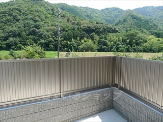 広島市安佐北区上深川町のアパートの展望