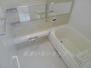 広島市安佐北区上深川町のアパートの浴室|追い焚き・浴室暖房乾燥機あり