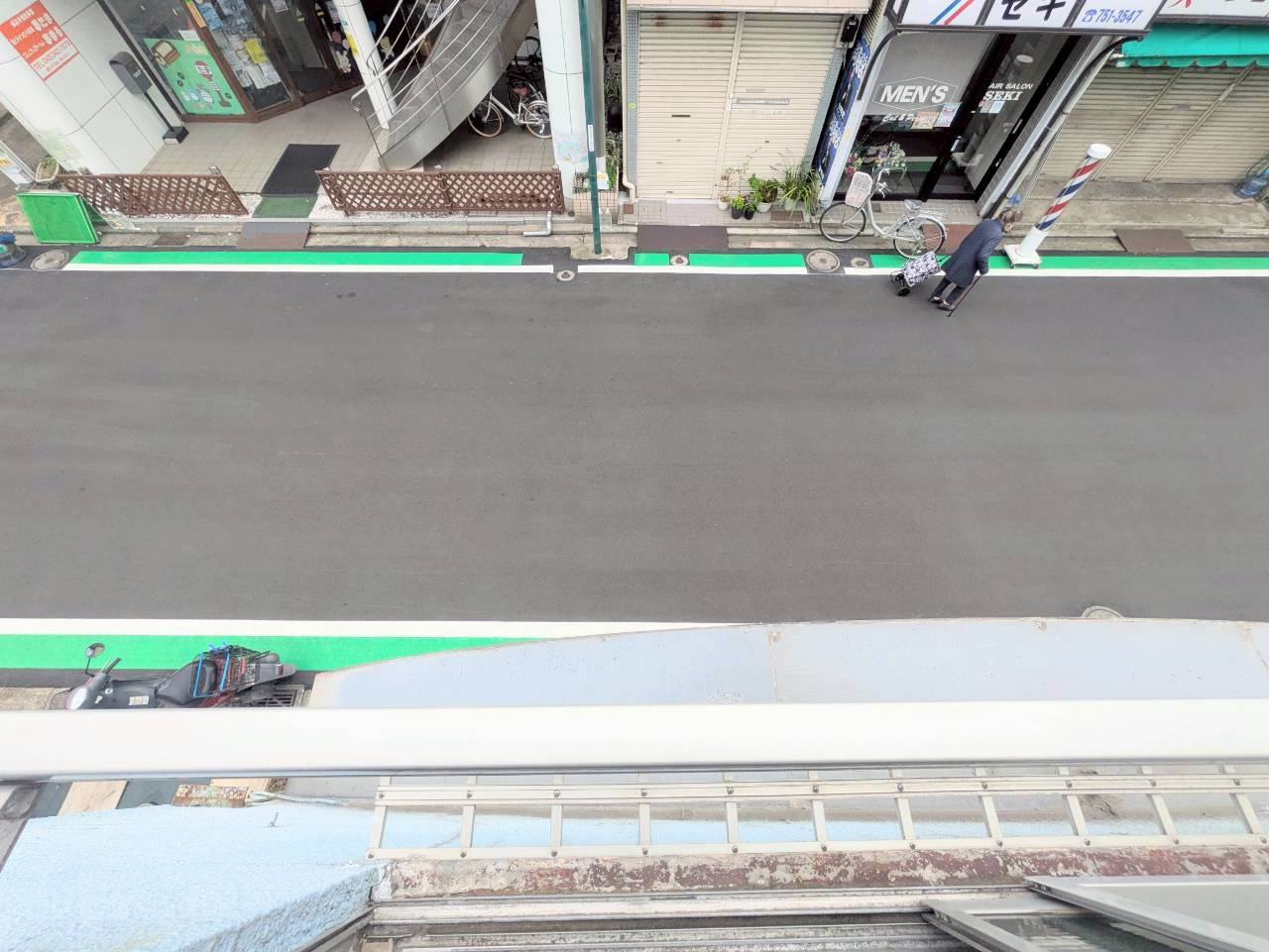 ハイツ上遠野のバルコニー