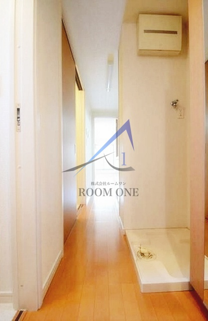 グランドソレイユの設備|洗濯機置き場です。