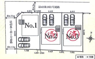 【区画図】 | 川越市笠幡新築戸建　