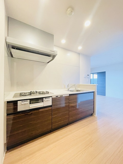 【キッチン】 | センターマークスタワー | 食洗機つきなので、忙しい朝もサッと片づけできていつでもキレイなキッチンをキープできます