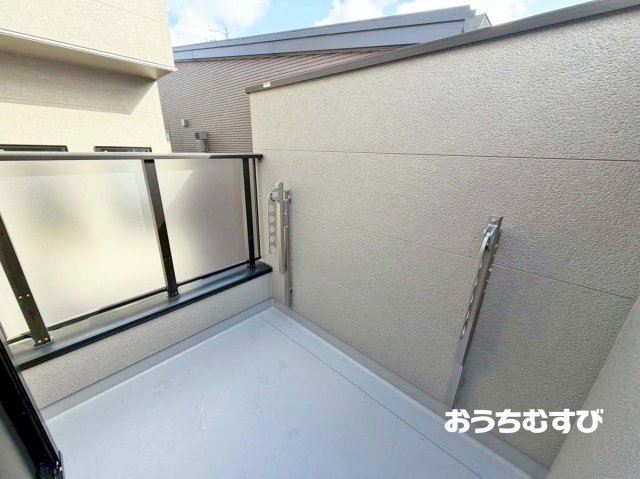 北区大杉2期(残1棟)のバルコニー