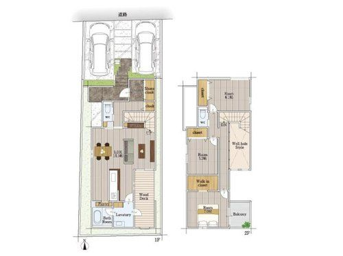 北区大杉2期(残1棟)の間取り
