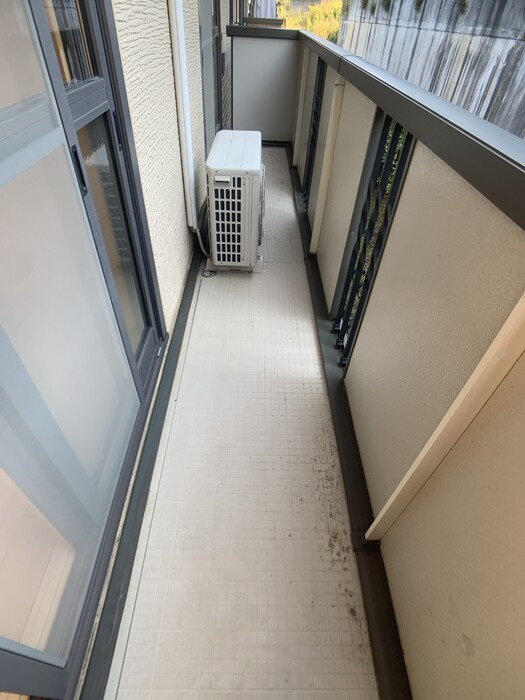 シャルマン松橋Aのバルコニー