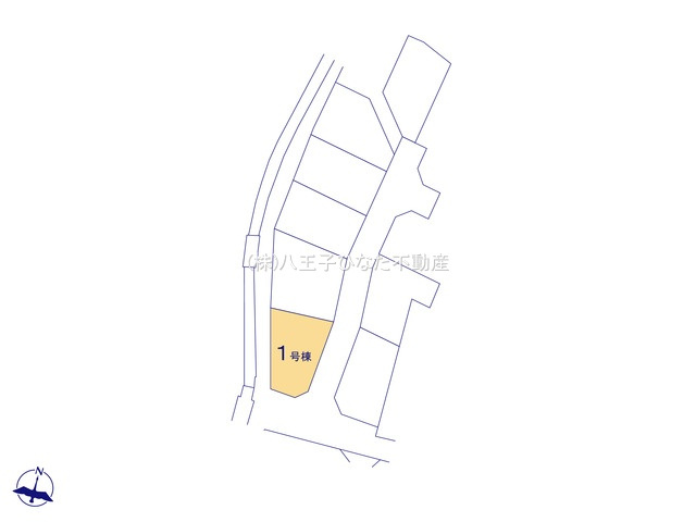 『八王子市新築戸建て』八王子市長沼町466【仲介手数料無料】　４期の区画図|～仲介手数料無料☆八王子ひなた不動産～　八王子市長沼町　新築戸建て
