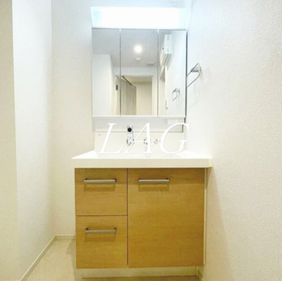 【洗面所】 | ゼクスShirokane | 洗面台です。