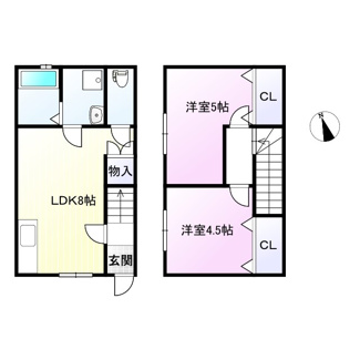 【間取り】 | Rosa古閑中町Ⅲ | 【Rosa古閑中町Ⅲ】