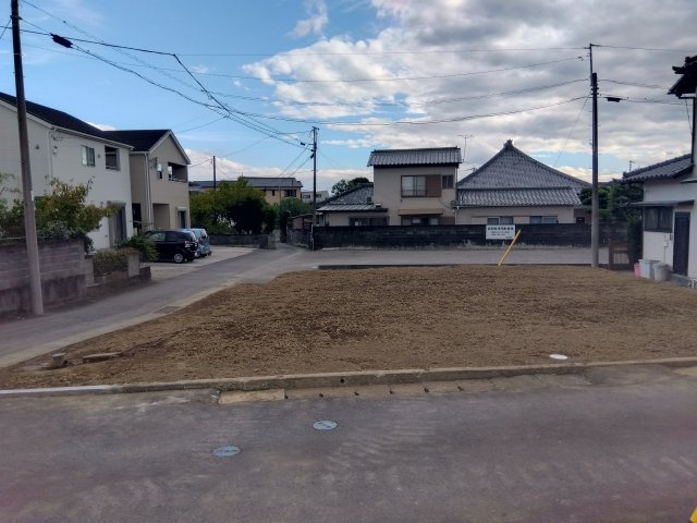 売土地　三島市中島の外観|敷地が約50坪と広々としています。自由な間取りでお家が建てられます。