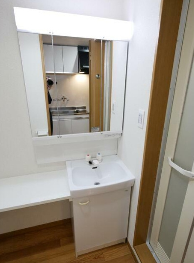 ビラパルマの洗面所