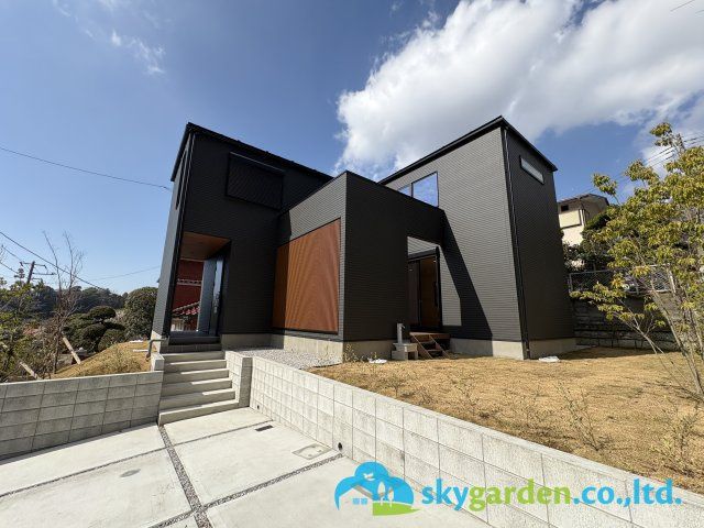 鎌倉市浄明寺４丁目　新築戸建　全1棟1号棟の外観|外観は落ち着いています