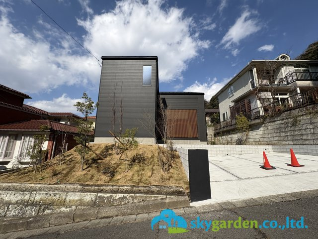 鎌倉市浄明寺４丁目　新築戸建　全1棟1号棟の外観|南側から見た外観