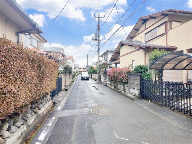 【前面道路含む現地写真】 | 坂戸市柳町 | 都市ガス