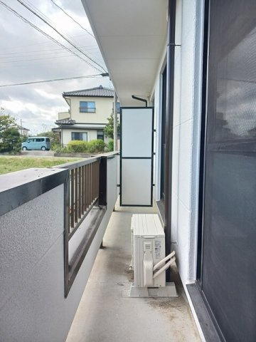 遠藤マンションのバルコニー