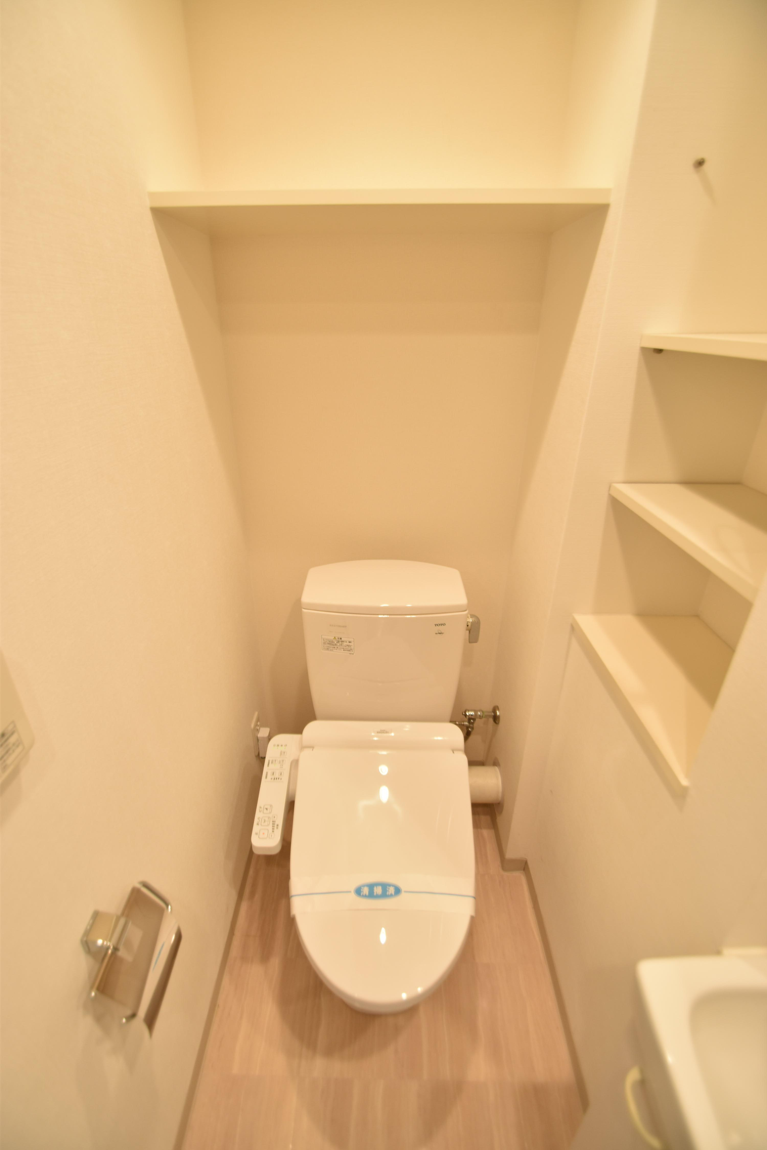 大阪市城東区鴫野西２丁目の賃貸マンションのトイレ