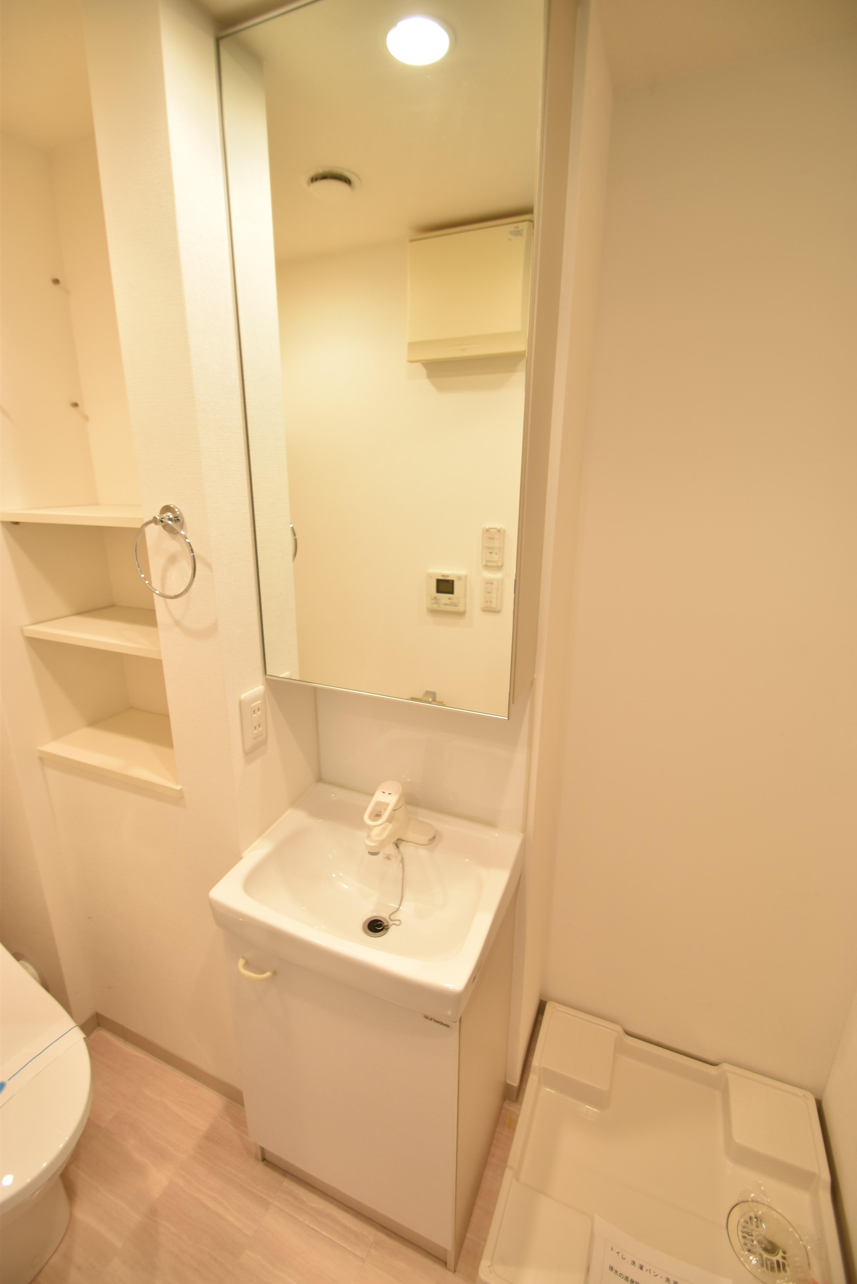 大阪市城東区鴫野西２丁目の賃貸マンションの洗面所