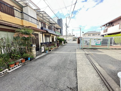 【前面道路含む現地写真】 | 泉大津市東雲町土地 | 前面道路