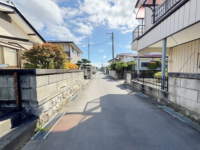 新築戸建・新築建売　郡山市大槻町字普門寺坦【耐震+制震】大成小・大槻中の前面道路含む現地写真