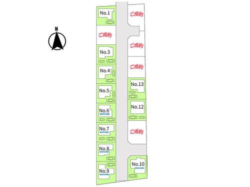 【Ville Clair】青梅街道駅－小平514期－　開発全16棟のその他|□売主作成による販売用の図面(マイソク)です。この図面には売主の工夫(お客様へ本物件のメリットをうまく伝えられる様)が良く表れています。□