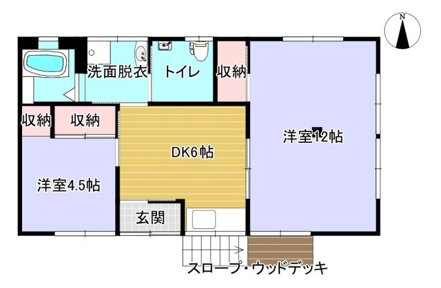 川畑住宅の間取り