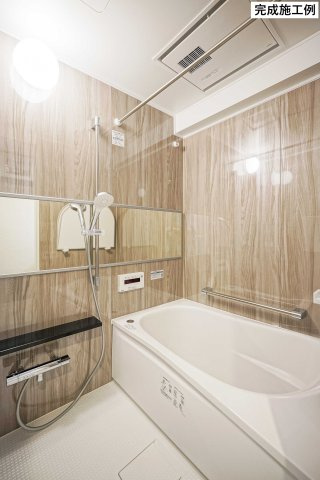 千葉市美浜区浜田１丁目の中古マンションの浴室|※完成施工例の為、実際の仕様とは異なる場合がございます。