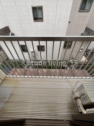 コーポカシワのバルコニー