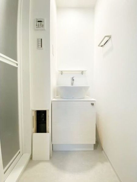 クレストタップ京橋の洗面所