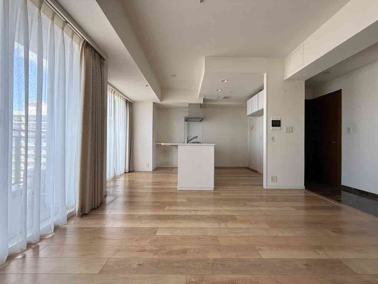 アップルタワー東京キャナルコート41階の居間・リビング