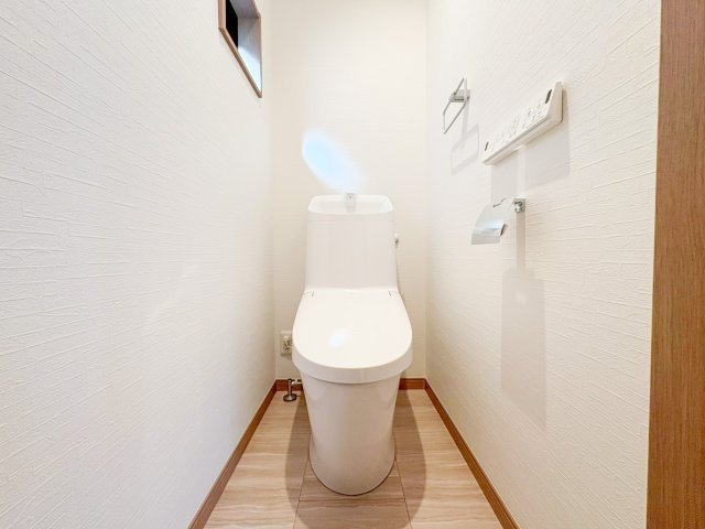 横浜市港北区下田町　全4棟　2号棟のトイレ|トイレもきれいです
