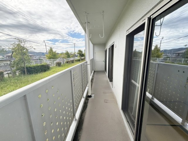 有野12団地 1号棟のバルコニー