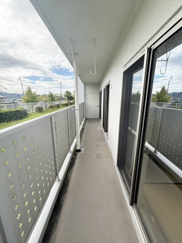 有野12団地 1号棟のバルコニー