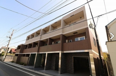 【外観パース】 | プレール・ドゥーク西荻窪 | 鉄筋コンクリート造のがっちりとした建物。