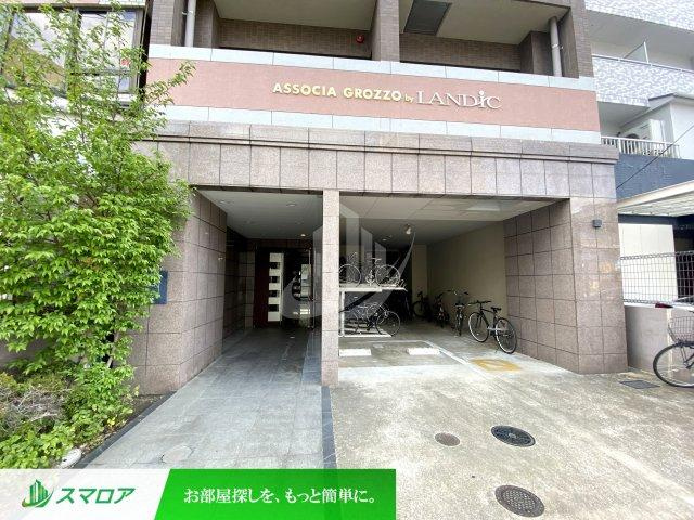 福岡市中央区大宮２丁目の賃貸マンションのエントランス