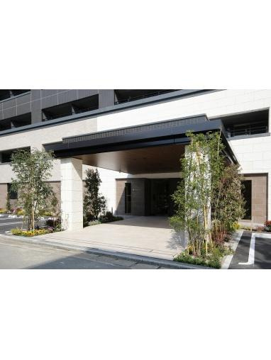 福岡市博多区千代１丁目の賃貸マンションのエントランス