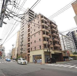 福岡市中央区平尾２丁目の賃貸マンションのエントランス