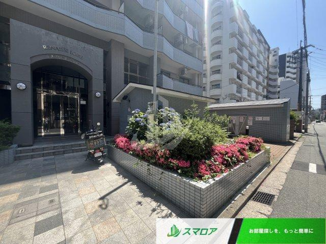 福岡市中央区清川２丁目の賃貸マンションのエントランス