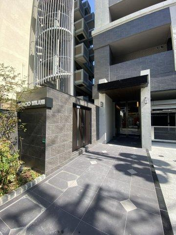 福岡市博多区千代１丁目の賃貸マンションのエントランス