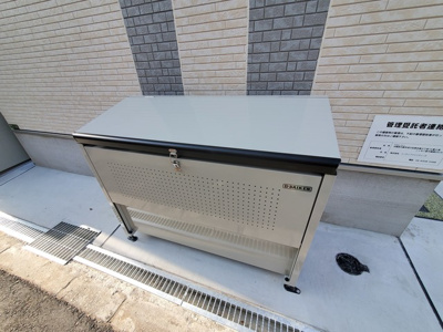 【その他共用部分】 | メシル新大阪 | 敷地内ゴミ置き場です。