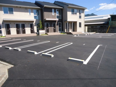 【駐車場】 | D-ROOM柳井 1LDKTSW