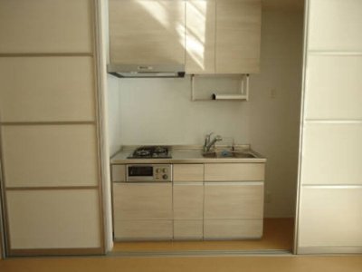 【キッチン】 | D-ROOM柳井 1LDKTSW