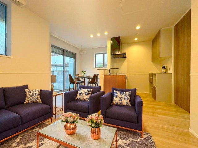 プリマベーラの居間・リビング|CG家具のため実際は家具がつきません