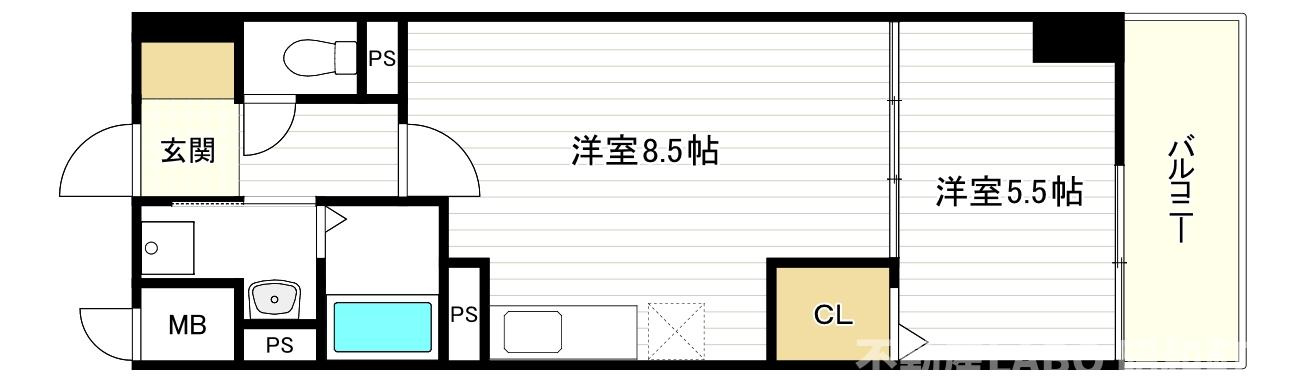 リアライズ今里南の間取り