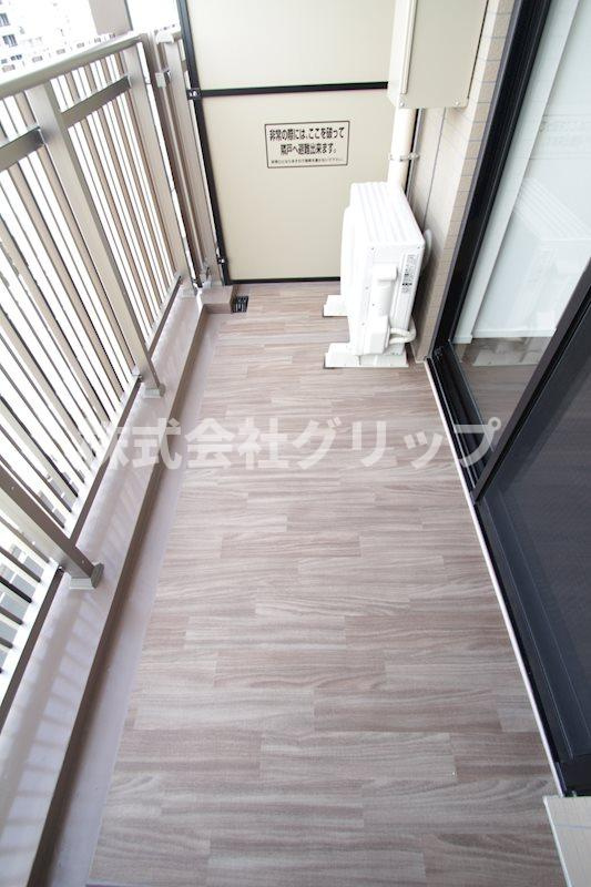 スパシエ東神奈川のバルコニー