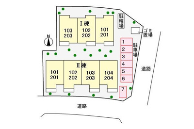 【地図】 | プレッソ・ヴィアーレⅡ | 駐車場